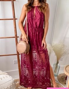 lace maxi romper plus size